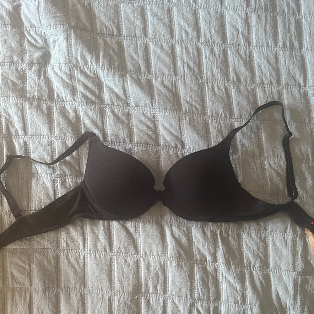 Victoria’s Secret Pink Black Push-up Bra